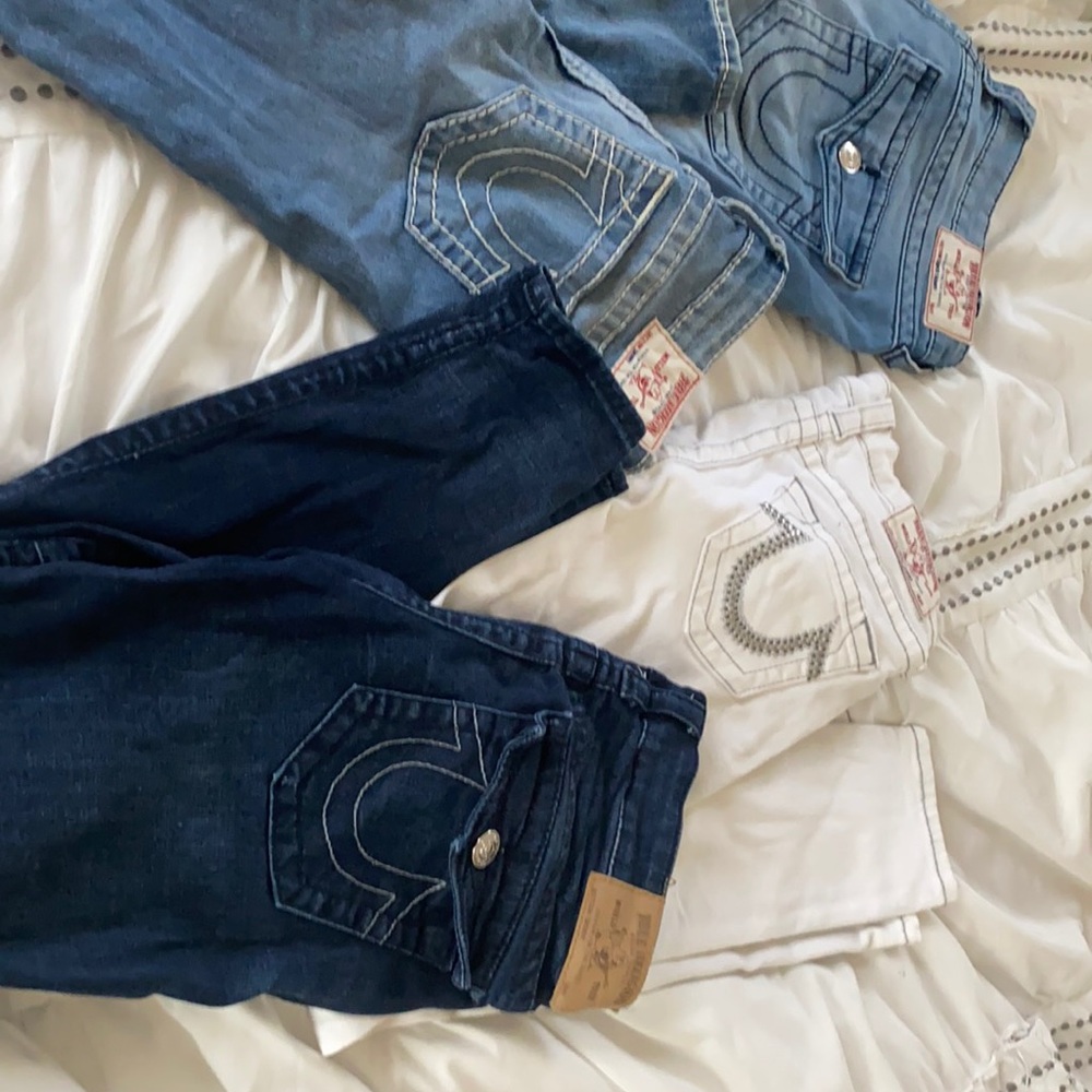 True religion jeans. $25 each